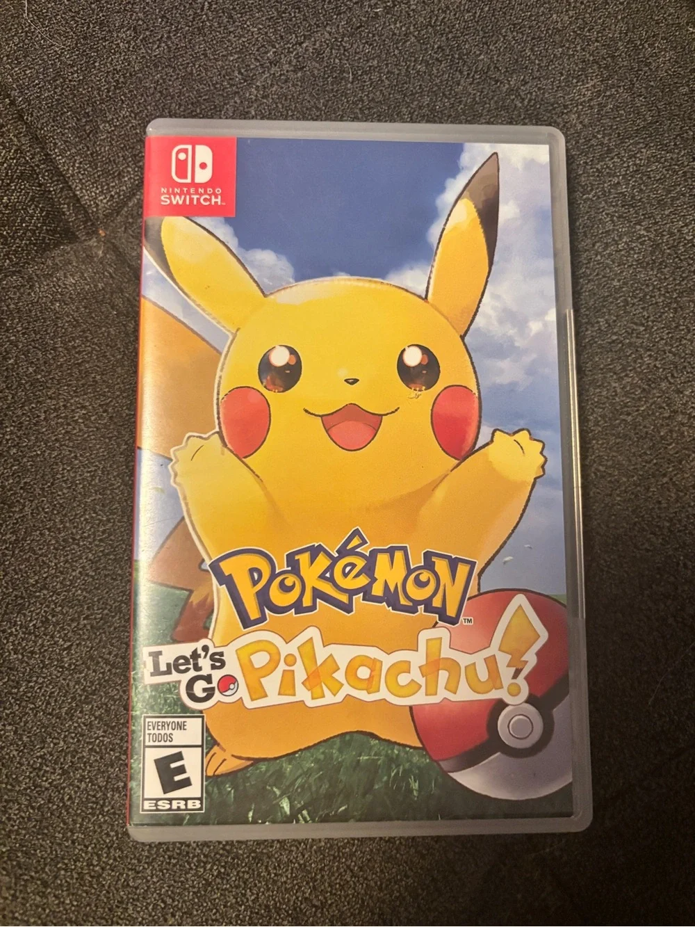 Nintendo Switch Pokémon let’s go Pikachu in original case.